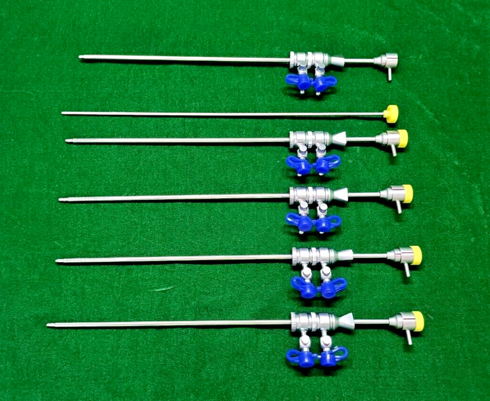 5pc Hysteroscopy Diagnostic Sheath 2.9mm Double Channel Reusable Instruments