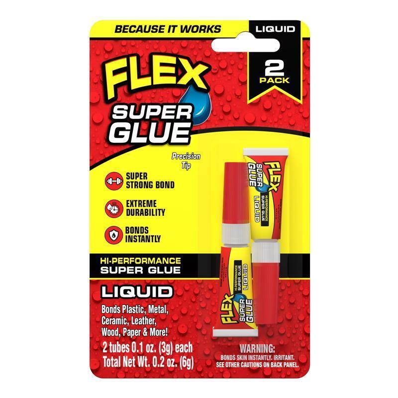 Flex Seal  Super Glue High Strength Clear Super Glue