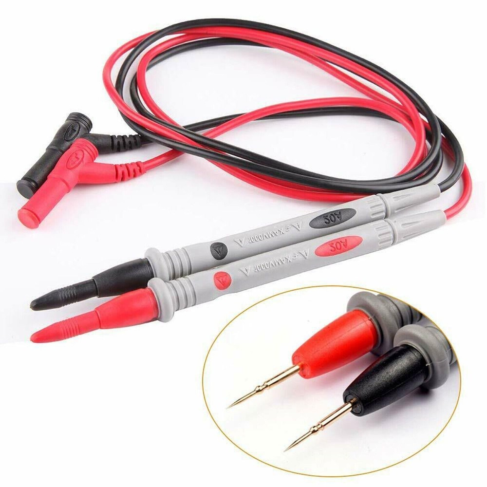 1/2X Multimeter Voltmeter Cable Thin Needle Tester Unique Probe Test Lead Cord