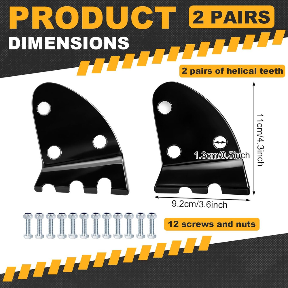 4Pcs 9 Inch Post Hole Digger Blades, Serrated Auger Replacement Drill Bits for D
