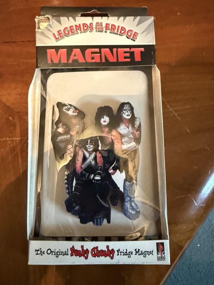 KISS Funky Chunky Legends of the Fridge Magnet Rock & Pop Music