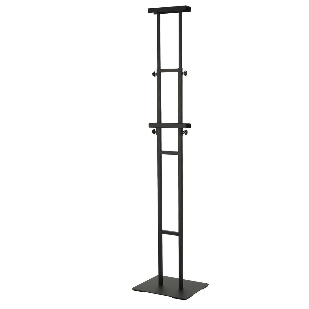 Reinforced Poster Display Stand 75in Adjustable Height Double-Sided Use