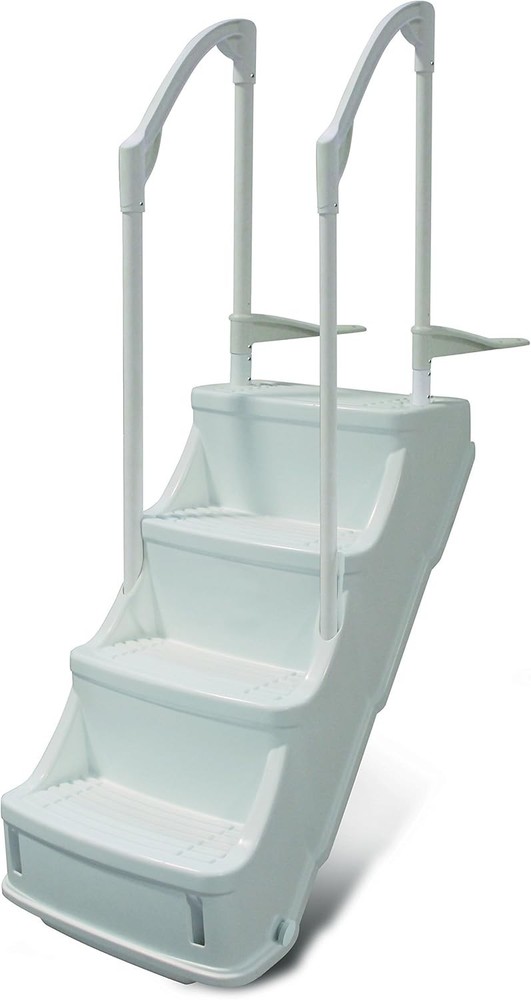Easy Access Drop-In Step for Above Ground Pools - Safe & Sturdy
