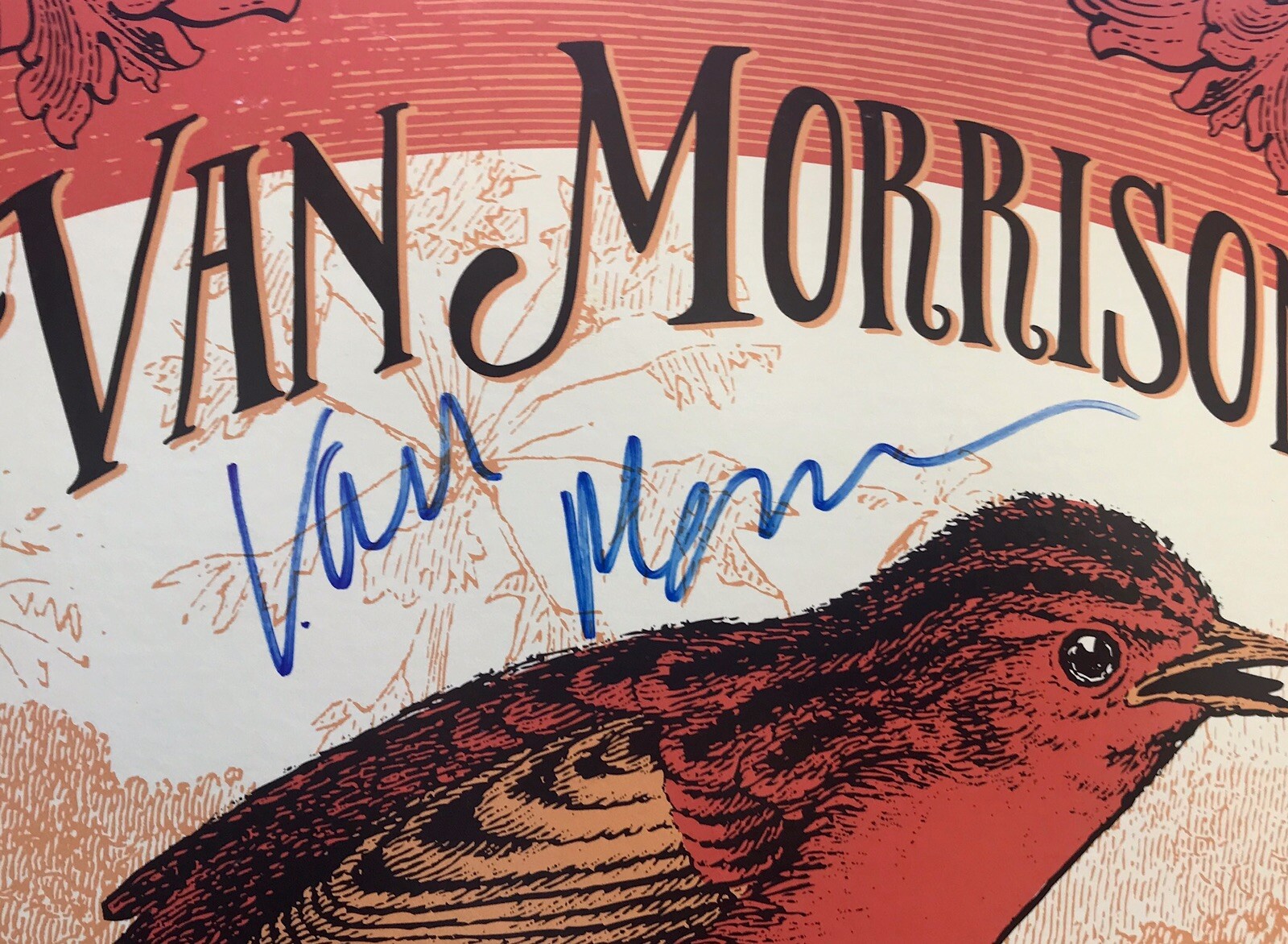 Van Morrison signed album keep me singing lp autographed new