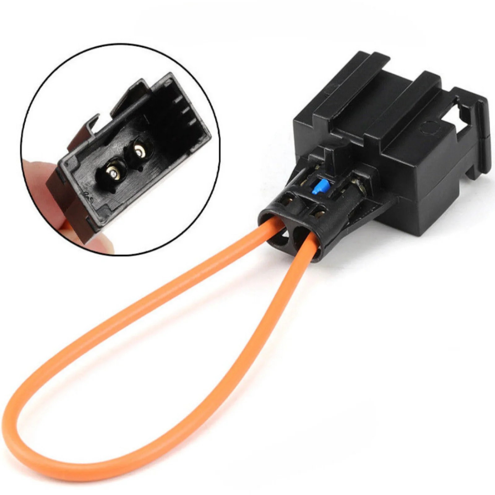 4PCS Fiber MOST Optical Optic Loop Bypass Male&Female Adapter Cable 1-1355426-1