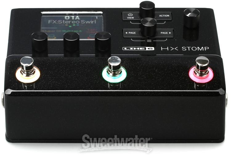 Line 6 HX Stomp Guitar Multi-effects Floor Processor - Black