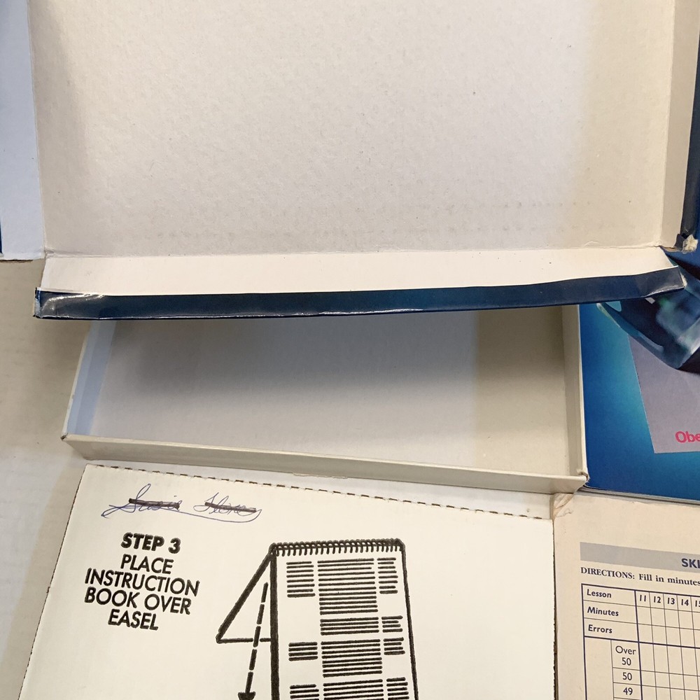 Gregg College Typing: Series Six Kit 1 - Basic Progress Record 1980s Keyboarding