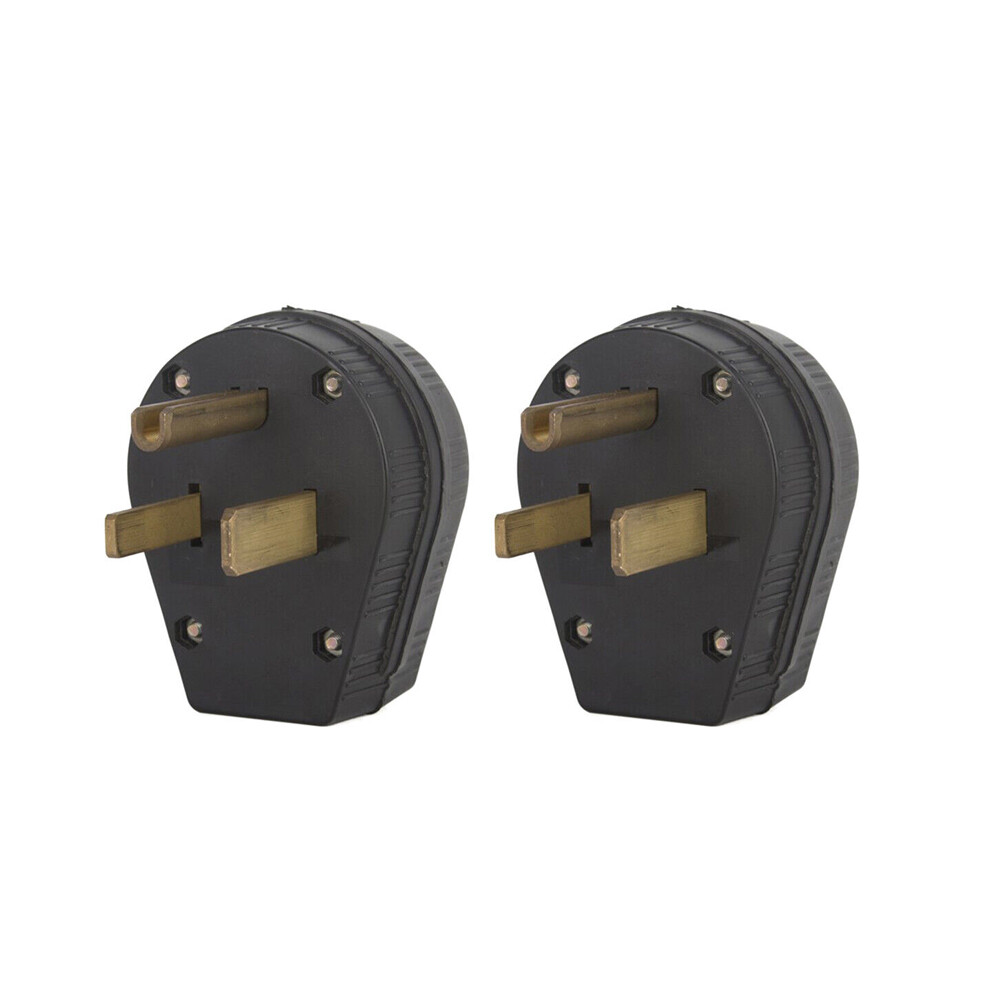 2 pcs NEMA 6-50P Welder Plug 50 Amp Male 220V 208 220 250 Volt Welder Dryer