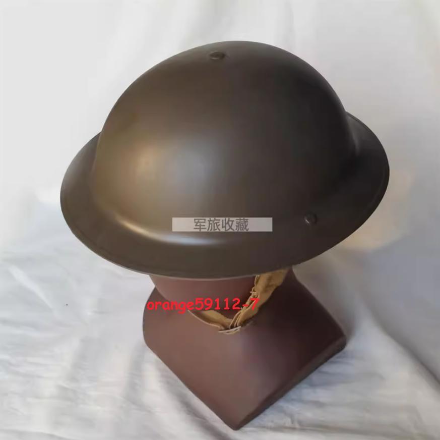British Army BRODIE STEEL HELMET with Liner - Tommy Doughboy WW2 Repro