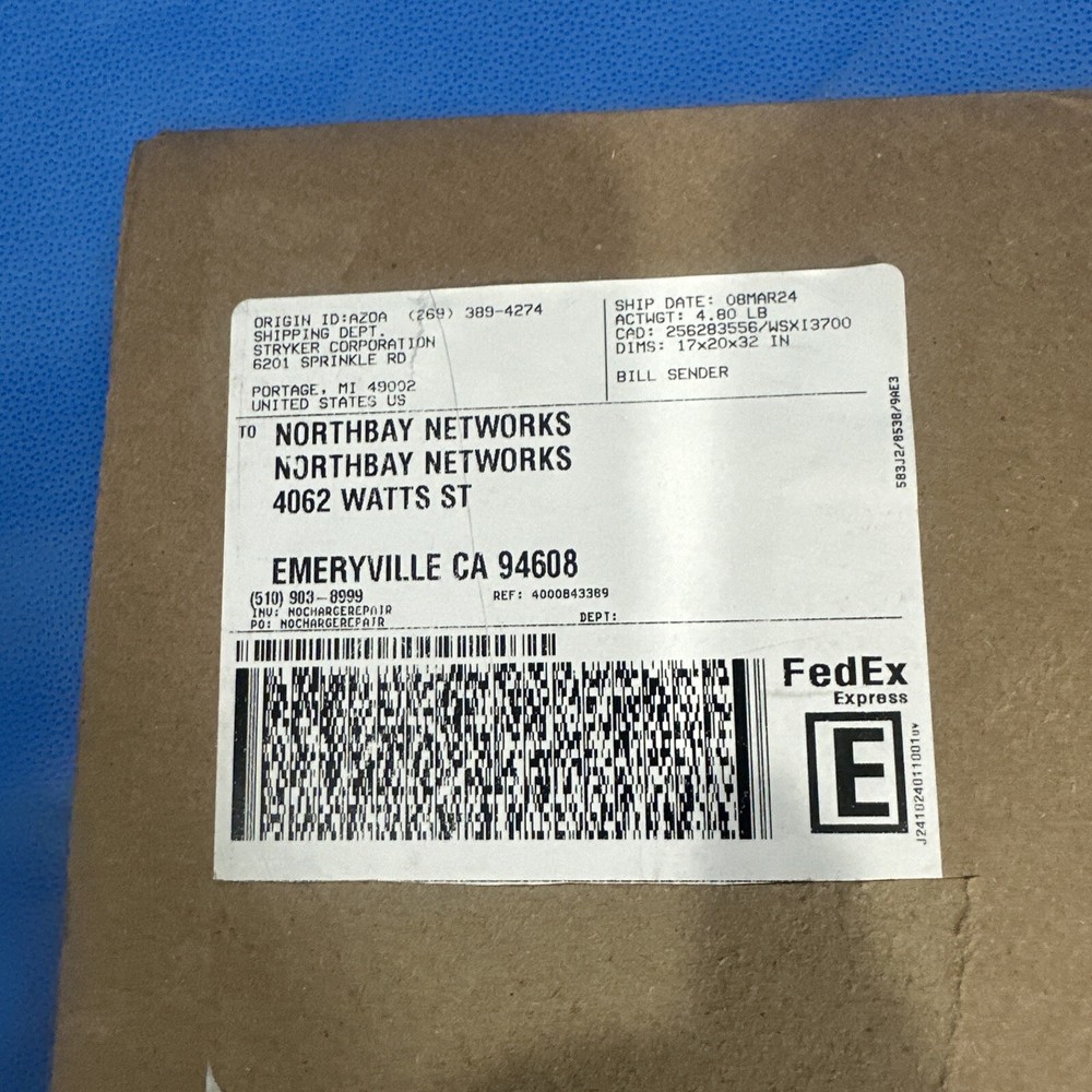 Stryker 8206 System 8 Reciprocating Saw (Refurbished)