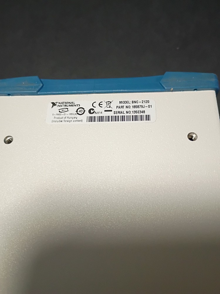 National Instruments BNC-2120 Connector Block w Function Generator, Quad Encoder