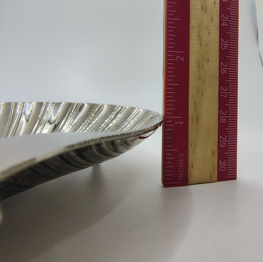 Sheffield Silver Plate Shell Bowl Dish Reproduction Design 1700-1800 Made In USA