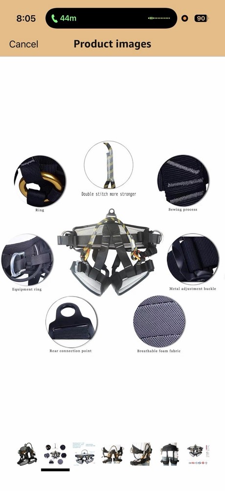 HEEJO Climbing, Tree Climbing Harness