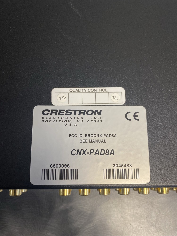 Crestron CNX-PAD8A Audio Distribution Processor Audio Processor