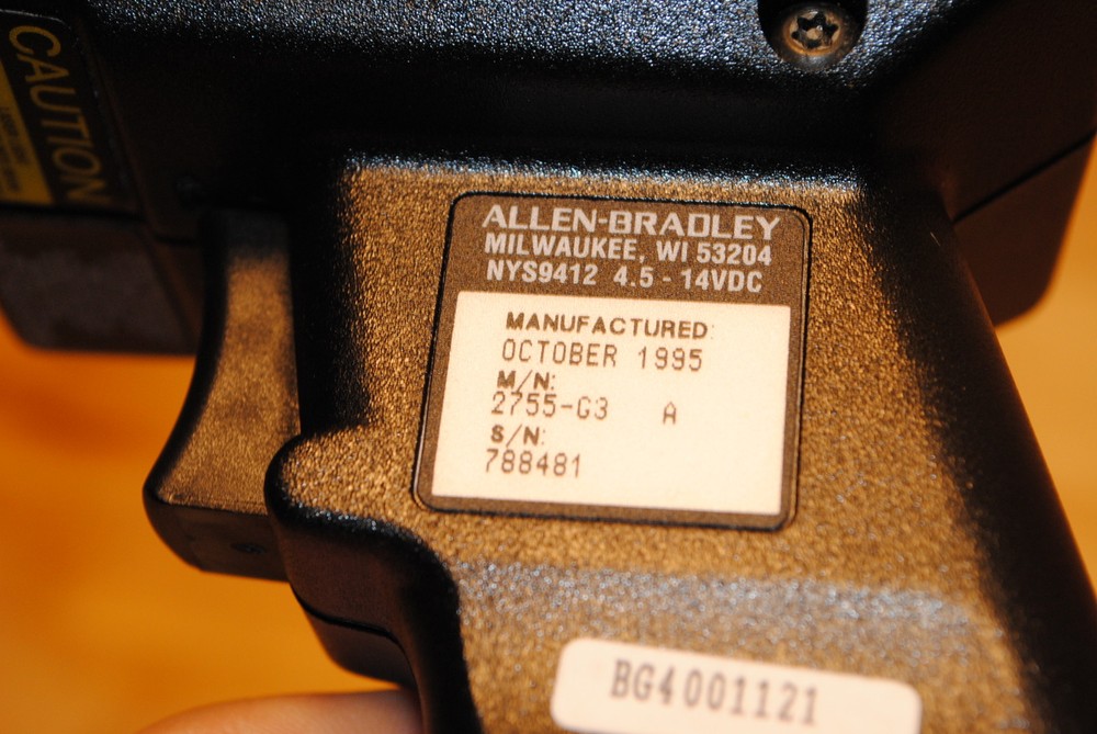Allen Bradley 2755-G3 Laser Barcode Scanner