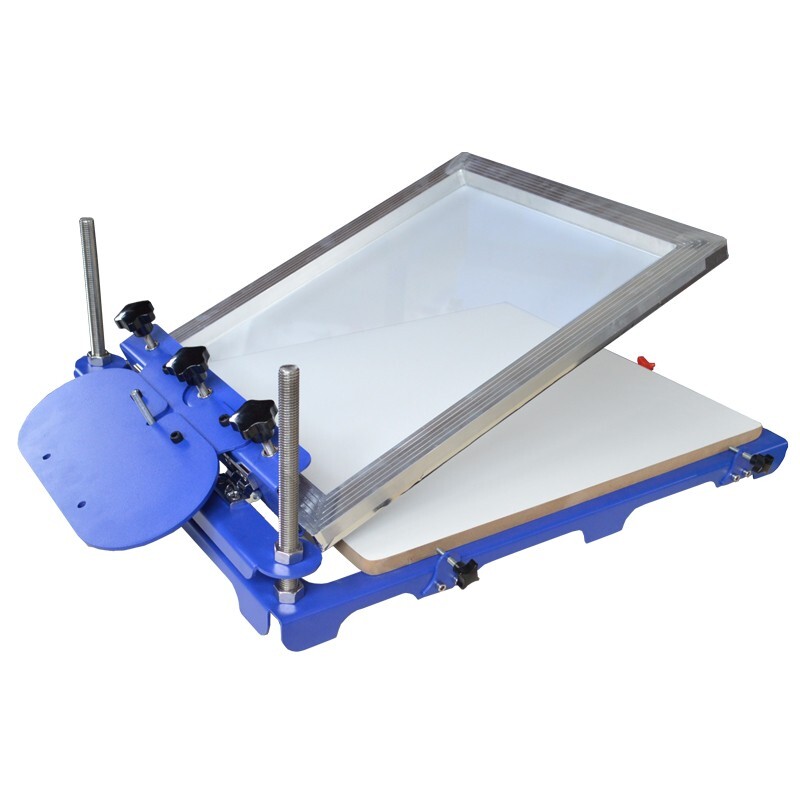 Easy Clean Micro Adjustable Screen Printing Machine with20 "x 24" Pallet No Rust