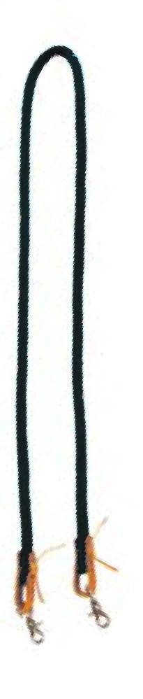 Triple E Nylon Rope Trail Reins 10 Ft Brown