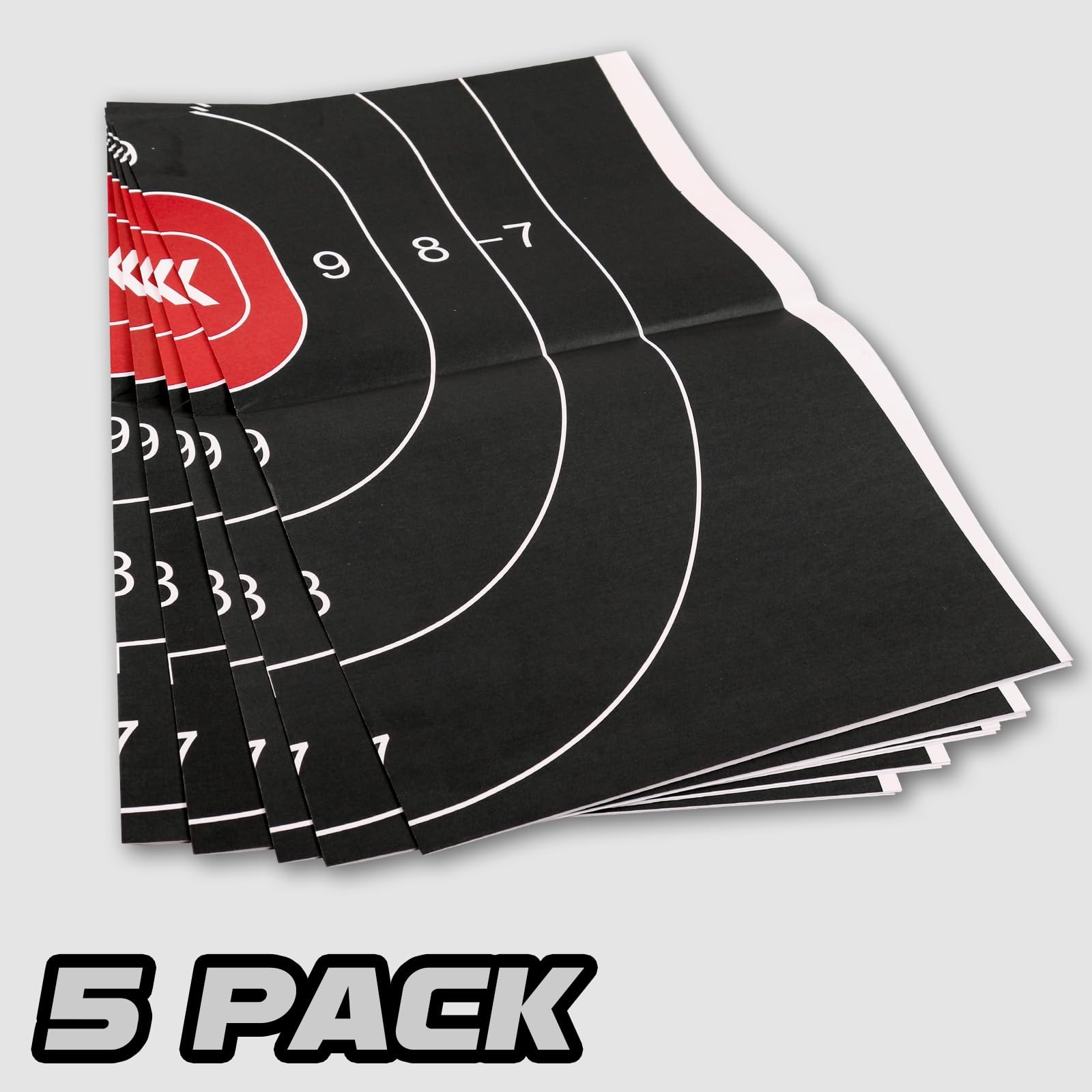 Highwild Shooting Range Silhouette Paper Target - 23X35 23X35", White & Black
