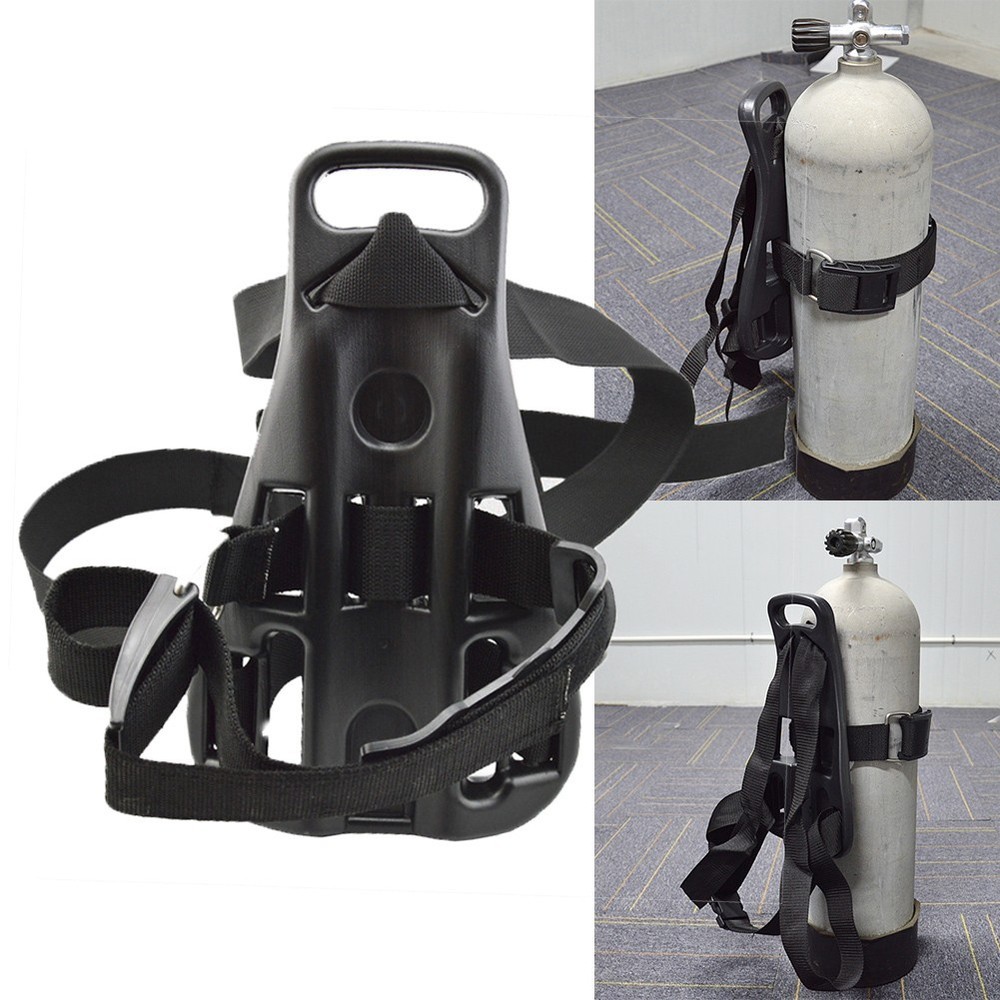 Scuba Tank Backpack Holder Adjustable Bracket for Comfortable and Stable Diving