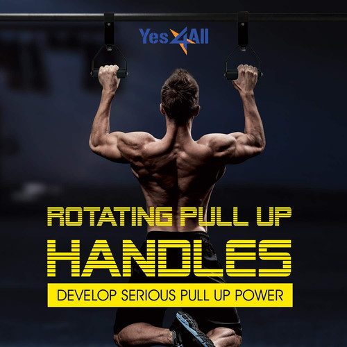 Yes4All Rotating Pull Up Handles for
