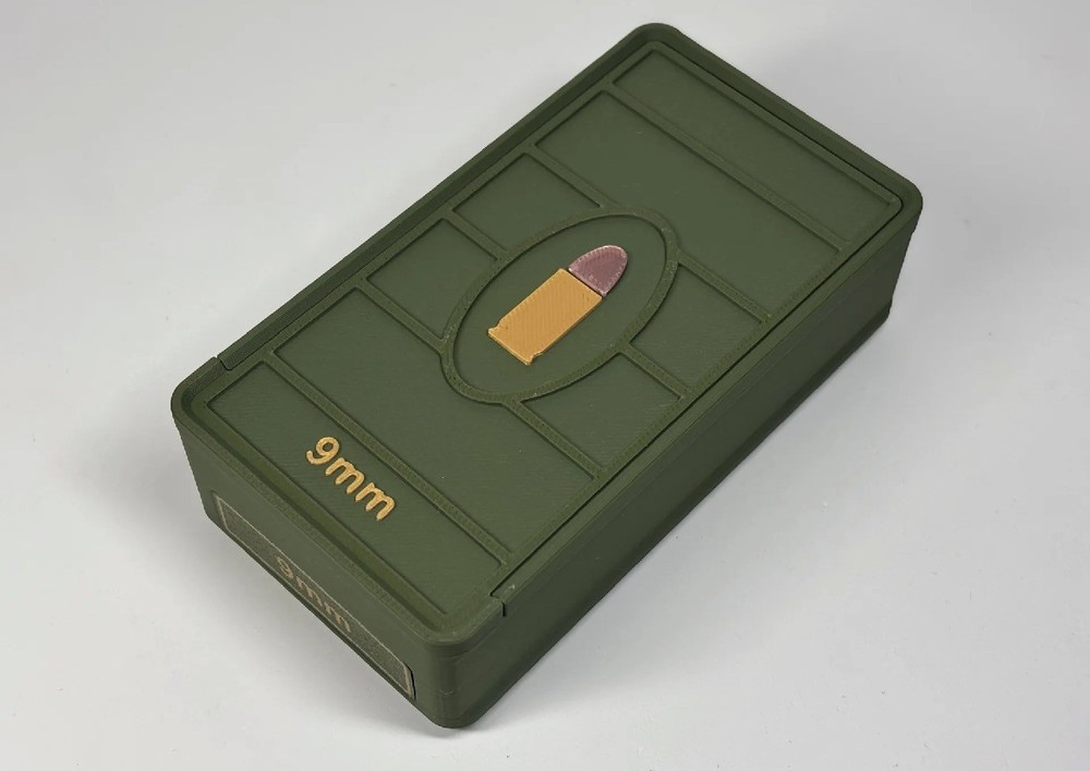 Ammo Storage Box 9mm 50 Rounds