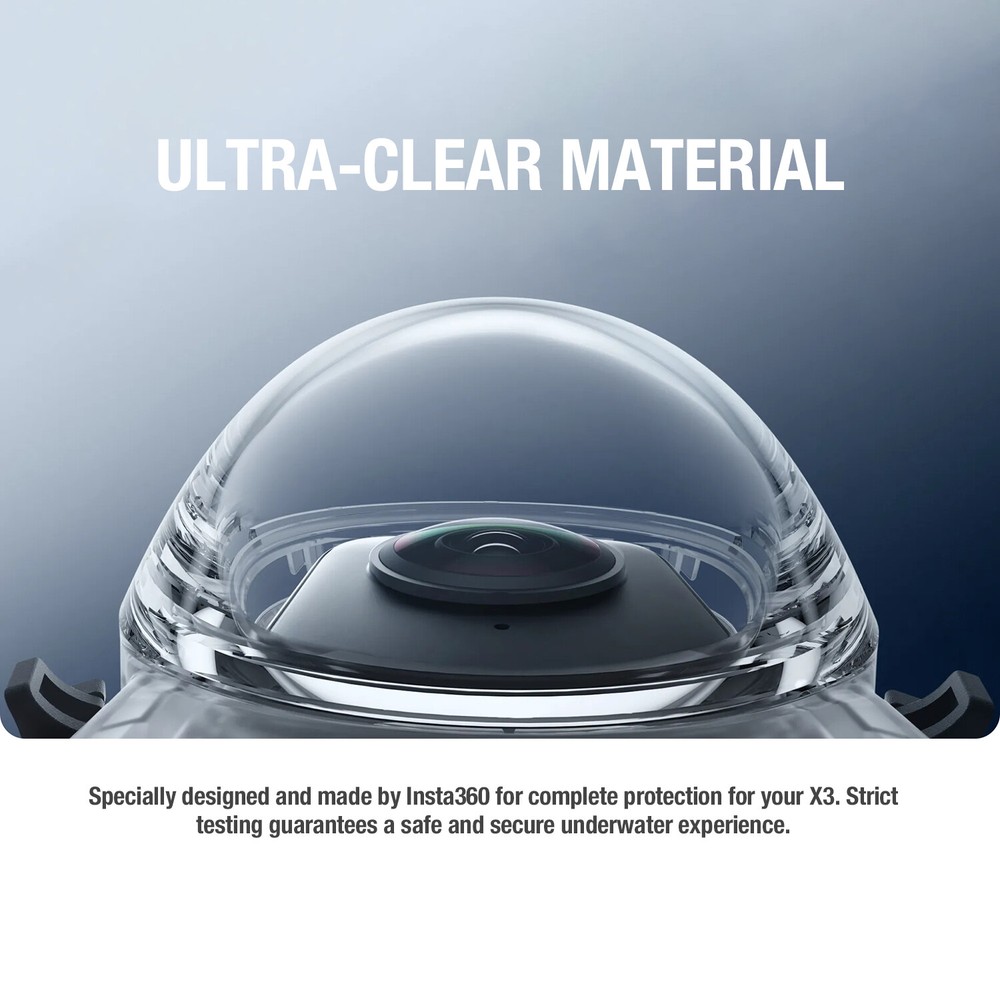 50M Camera Underwater Waterproof Case Diving Shell Protective For Insta360 X3
