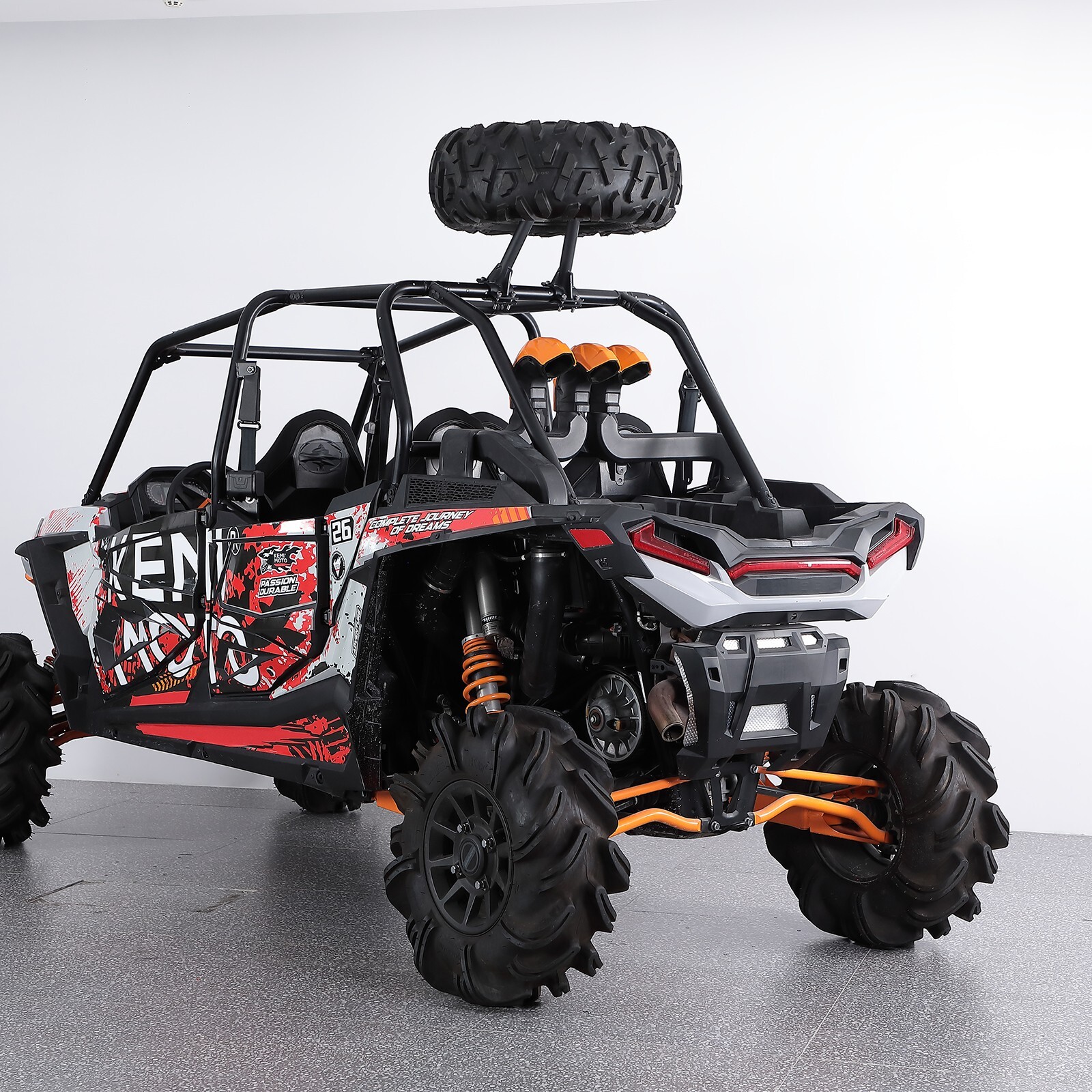 Spare Tire Carrier Mount Rack Bracket for RZR PRO XP 570 800 1000 Turbo 900 S