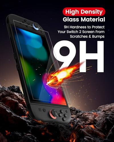 2 Pack Screen Protector Compatible with Nintendo Switch 2 2-Pack HD Clarity