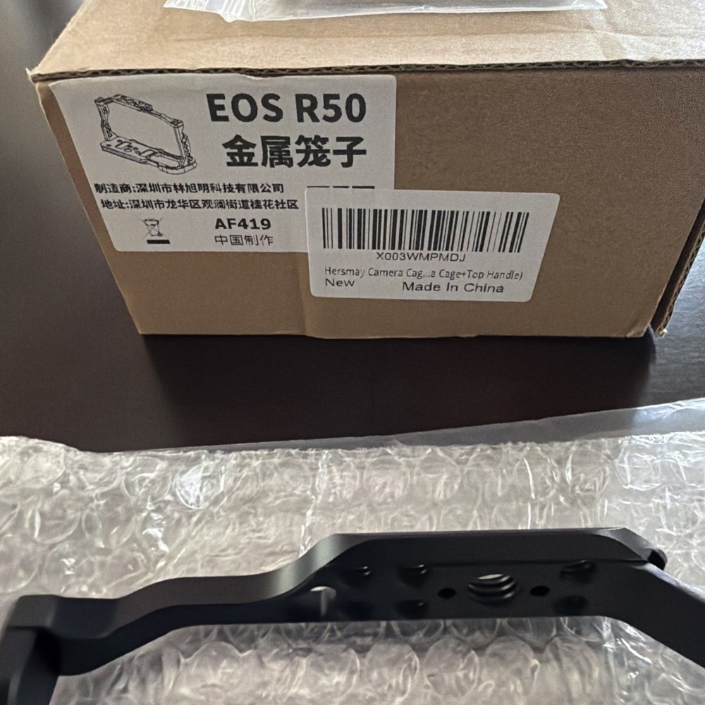 Camera Cage Full Frame for Canon EOS R50 Mirrorless Camera Arca JLWin