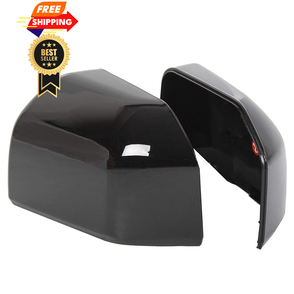 ECOTRIC Top Half Upper Driver/Passenger Side View Gloss Black Medium,