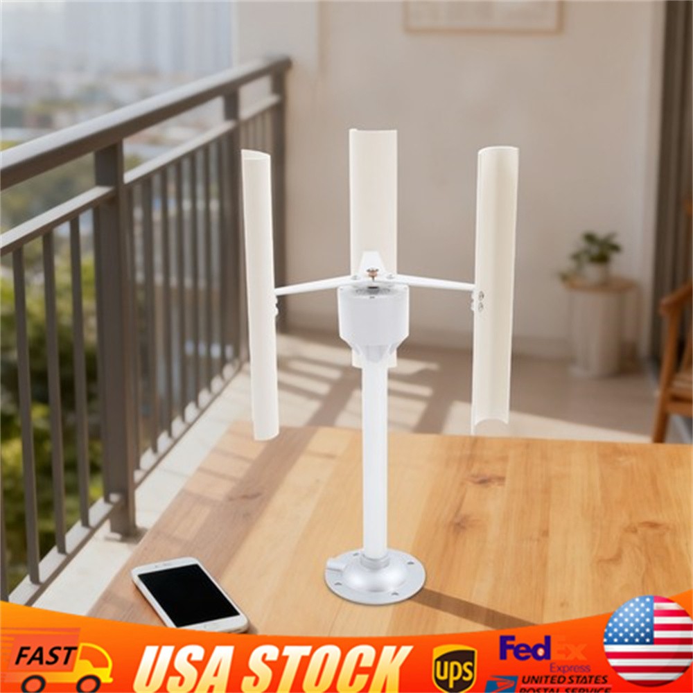 Vertical Wind Turbine Generator Model 3 Blades Windmill Power Teach Model