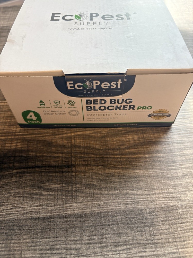 Bed Bug Interceptors – 4 Pack | Bed Bug Blocker (Pro) Interceptor Traps | Insect