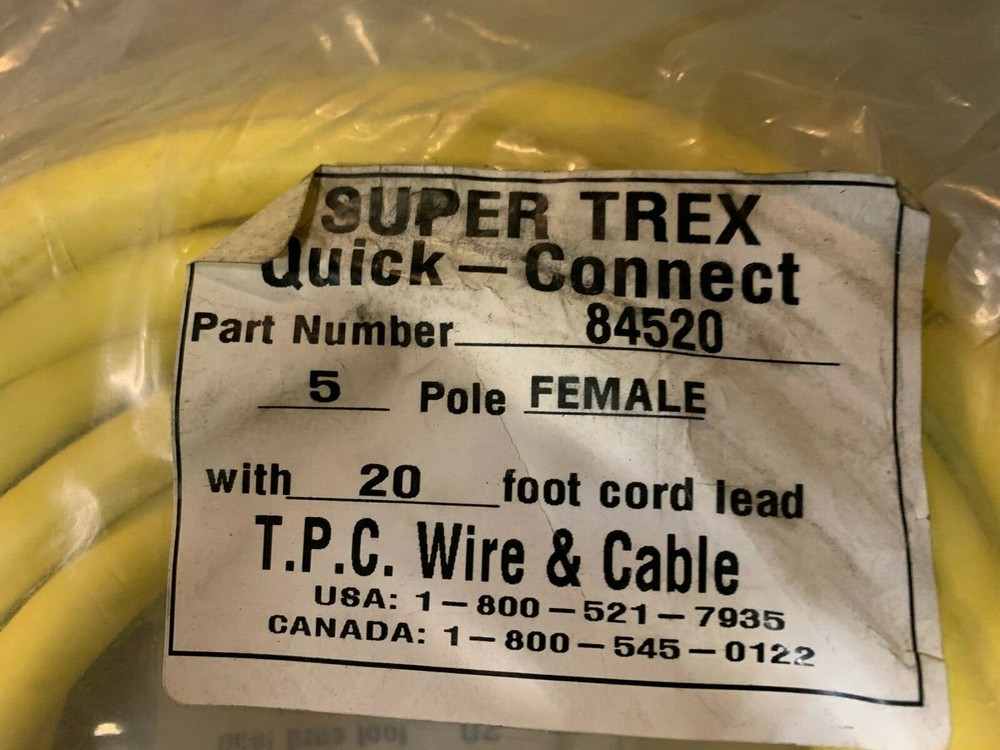 NEW TPC Cable & Wire, Super-Trex 84520