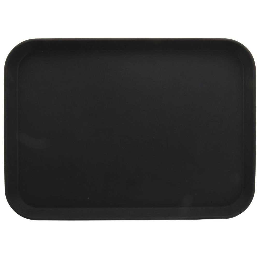 HUBERT® Serving Tray Nonskid Black Rectangular- 22" L x 16" W x 1" H