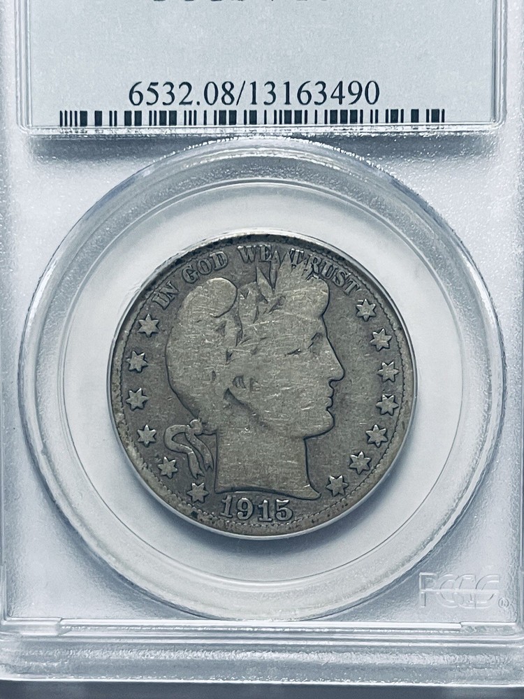 1915 Barber Half Dollar PCGS VG08