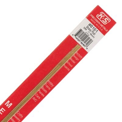 K&S 8161 3/64'' x Solid Brass Rod