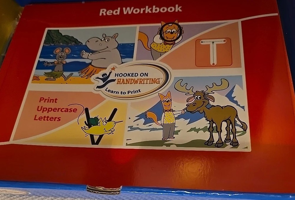 Hooked Phonics Hooked On Handwriting Learn To Print Activity Workbooks +CD-ROM