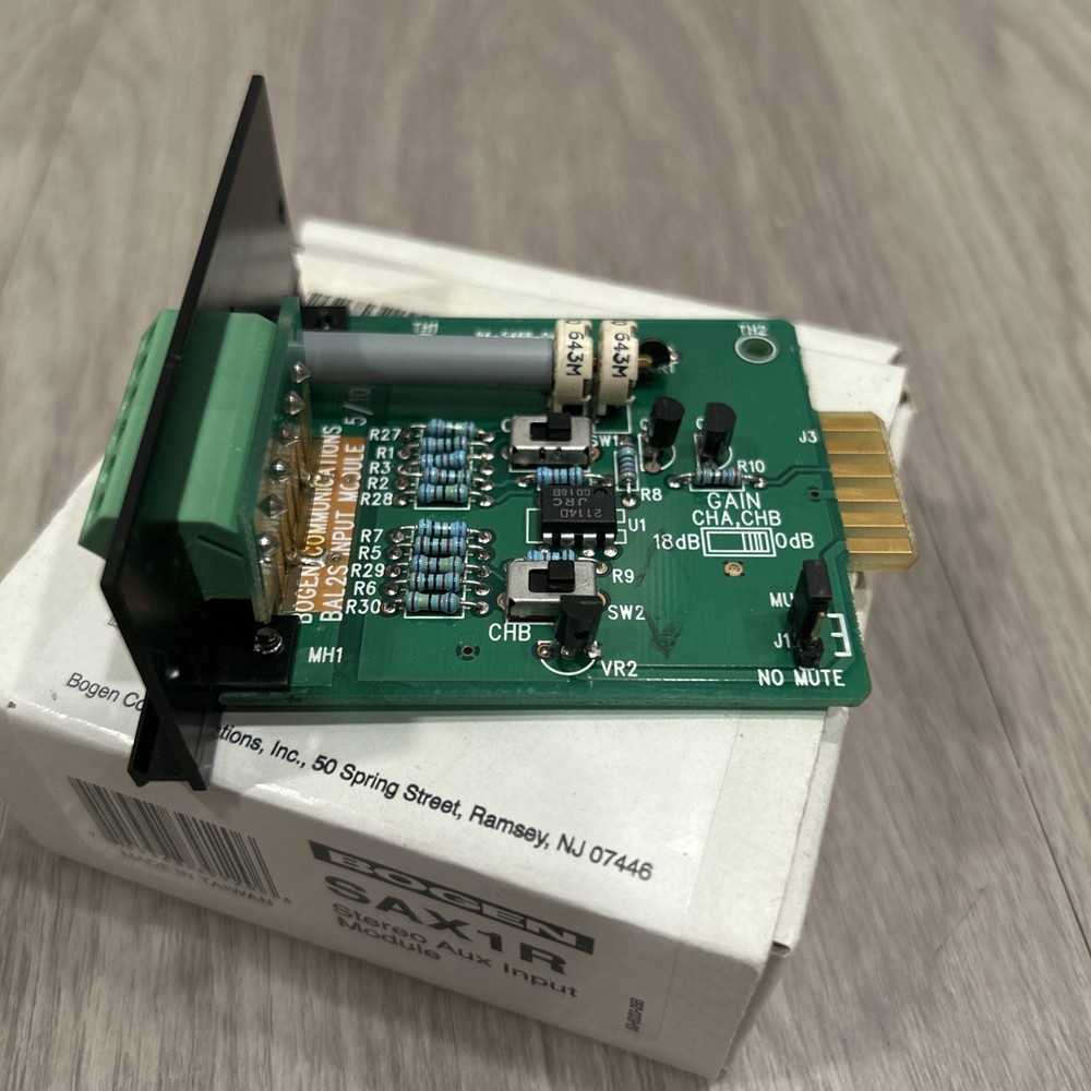 Bogen Communications Dual-Balanced Advanced Input Module w/ Screw Terminal BAL2S