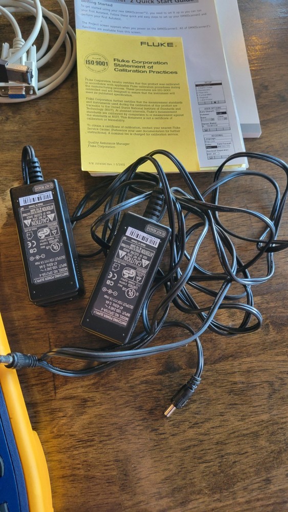 Fluke Networks OMNIScanner 2 Cat5 Cat5e Cat6 Certifier Tester Cable Analyzer V