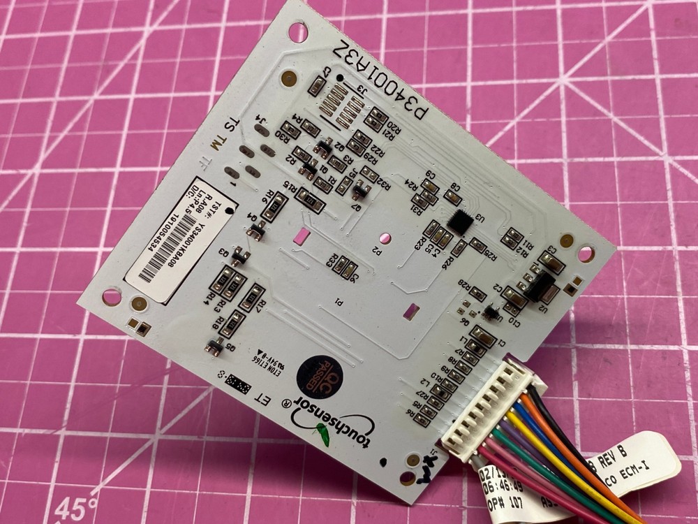 Maytag Washer Interface Control Board P# W11186265