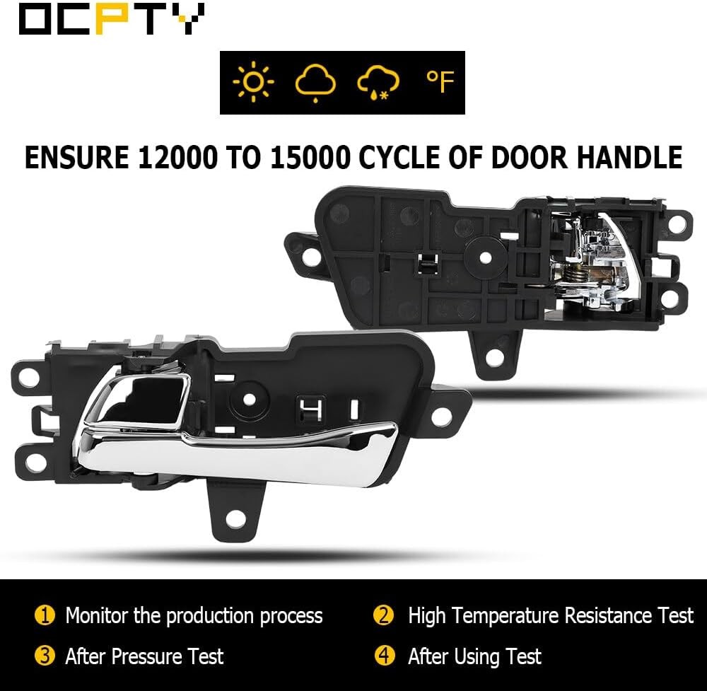 Interior Door Handle Driver Left Side Replacement fit for Sonata-Medium