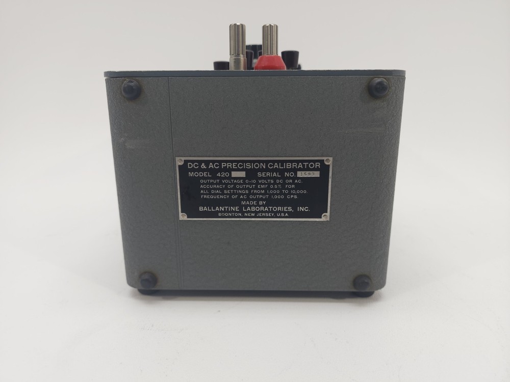 Ballantine Laboratories MODEL 420 AC & DC Precision Calibrator
