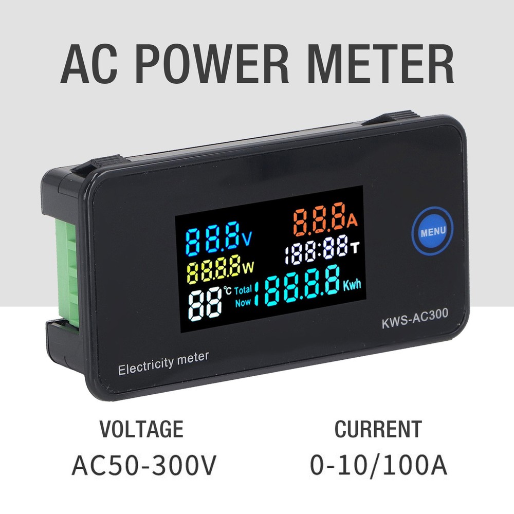 Digital AC Multimeter LCD Display Voltage Current Meter For Industrial Enterpris