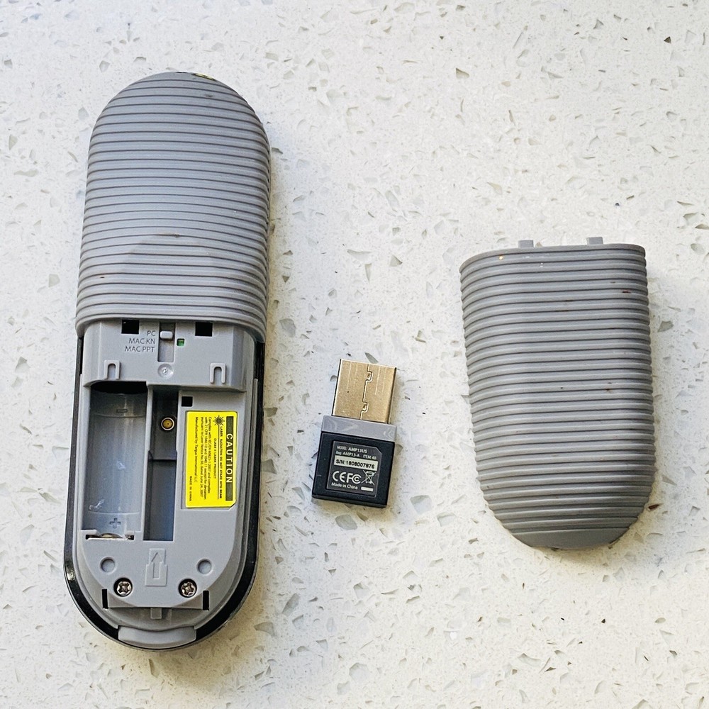 Targus Presentation Laser Pointer /Remote Clicker AMP13US with Mini USB Receiver