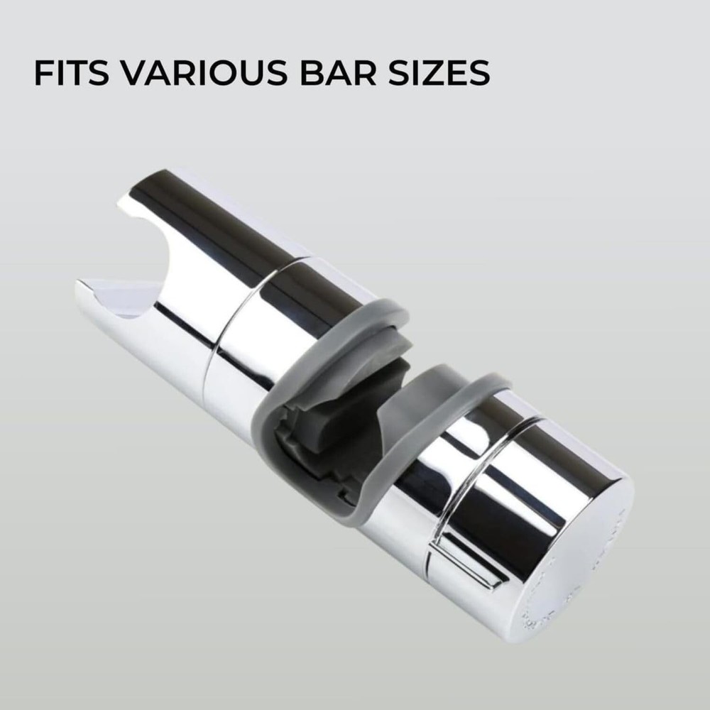 Universal Adjustable Shower Head Holder Slide Bar Bracket Replacement for Slide