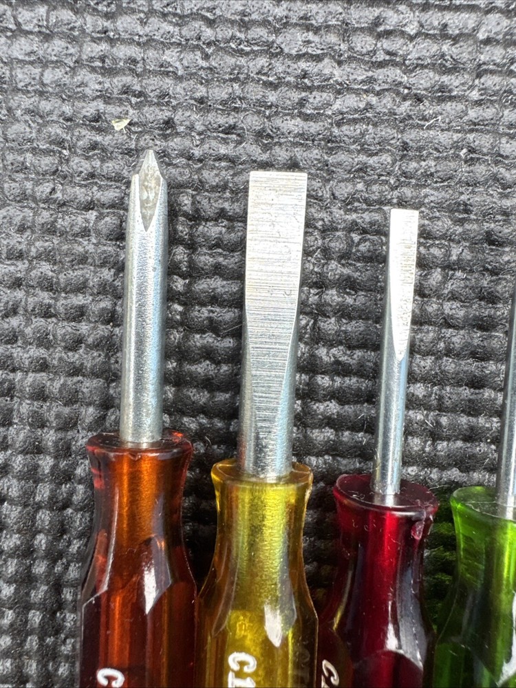 Crescent Tools USA 6pc Compact Screwdriver Set Rare CS-88V Cooper Tools NOS
