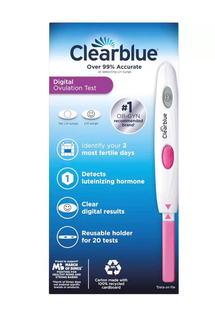 Clearblue Advanced Digital Ovulation Test, Predictor Kit, 20 Tests