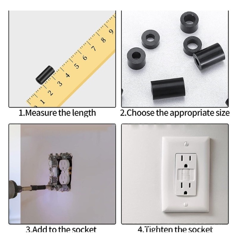 Hot Bed Leveling Column Silicone Solid Spacer Platform Leveler for 3D Printers