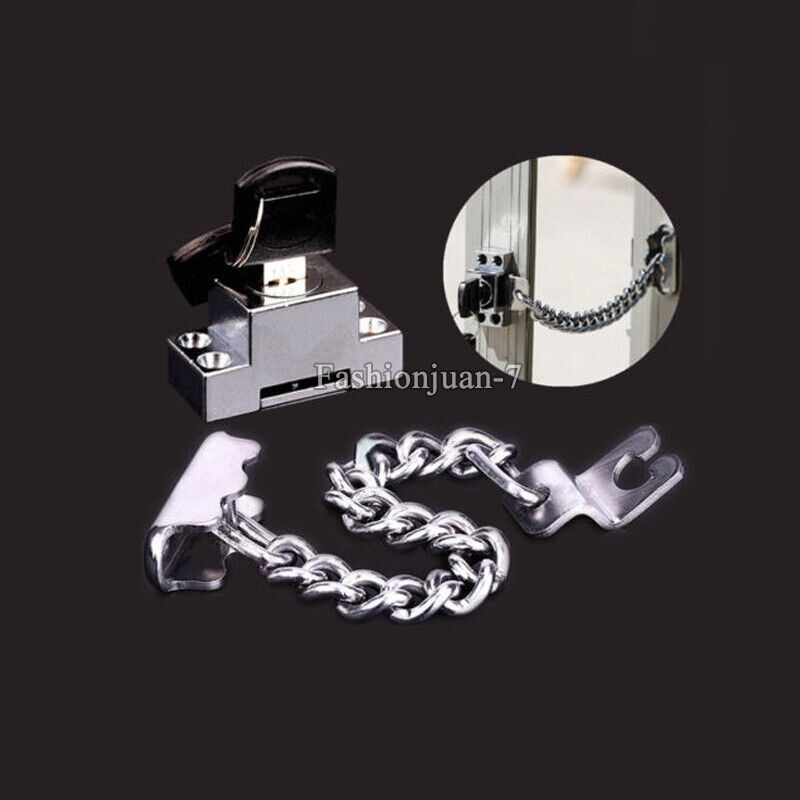 1PCS Swing Door Window Locks Prevent Baby Falling Security Chain Lock Limit Lock