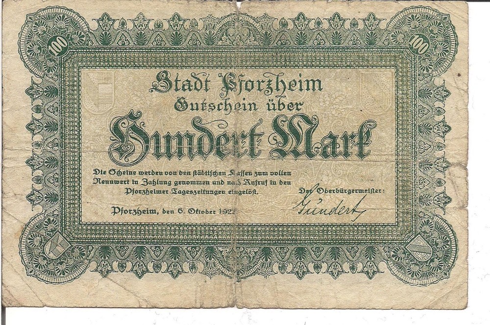 GERMANY, 100 MARK,1922